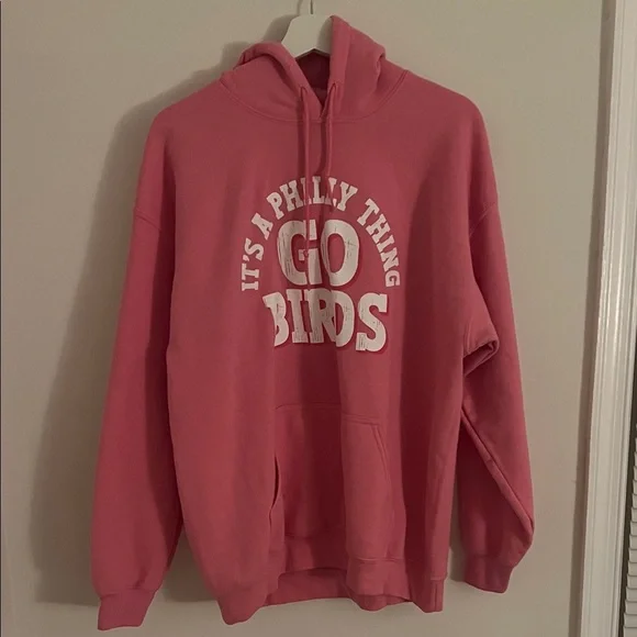 Pink 'Go Birds' Hoodie - Picture 1 of 3